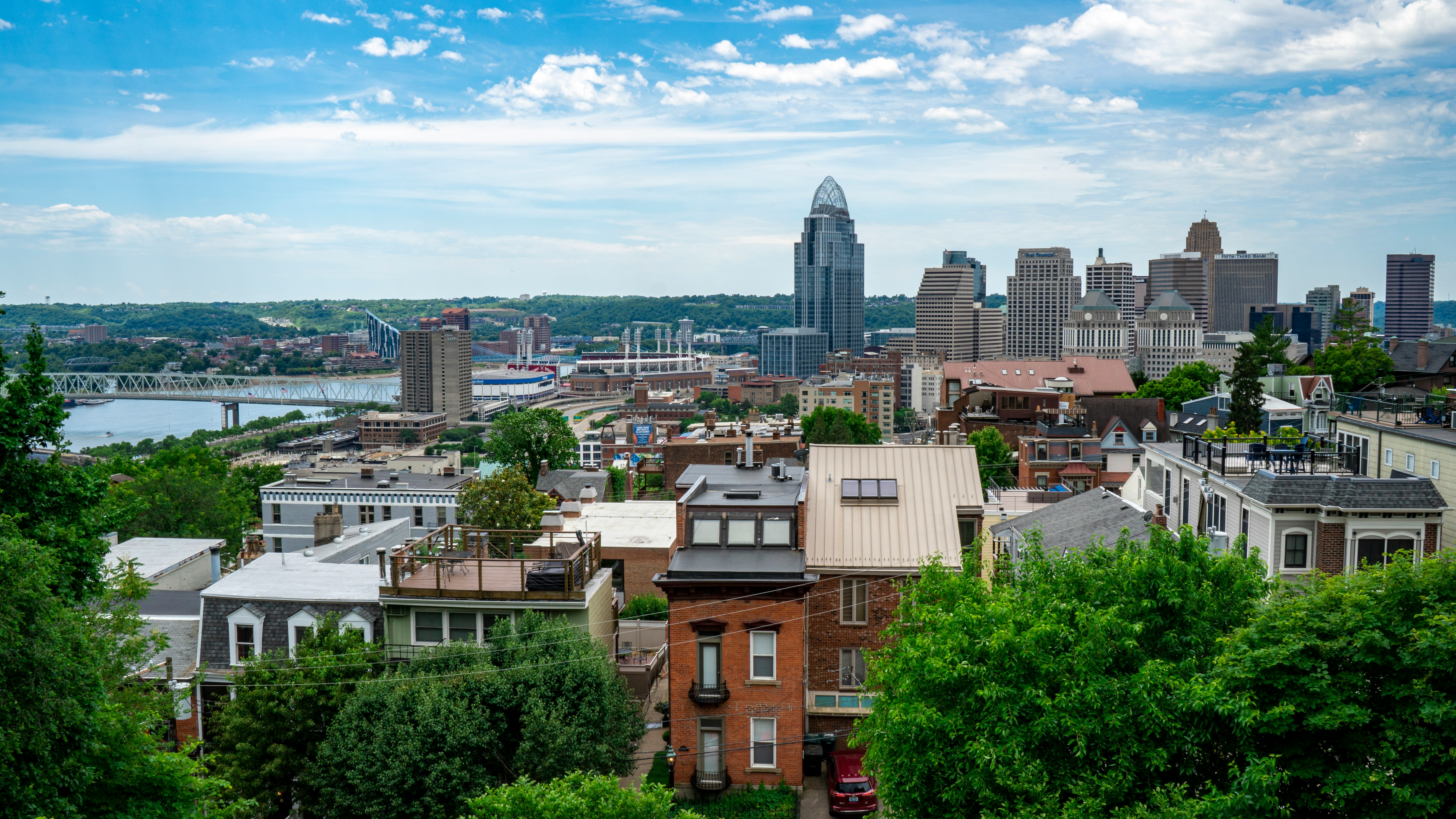 Cincinnati skyline daytime